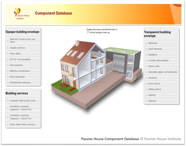 Certified Passive House Component Database
